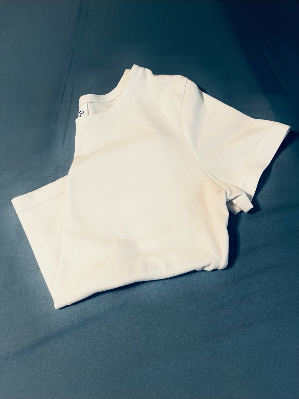 Ladies Classic Crewneck White Tee - Made in Canada